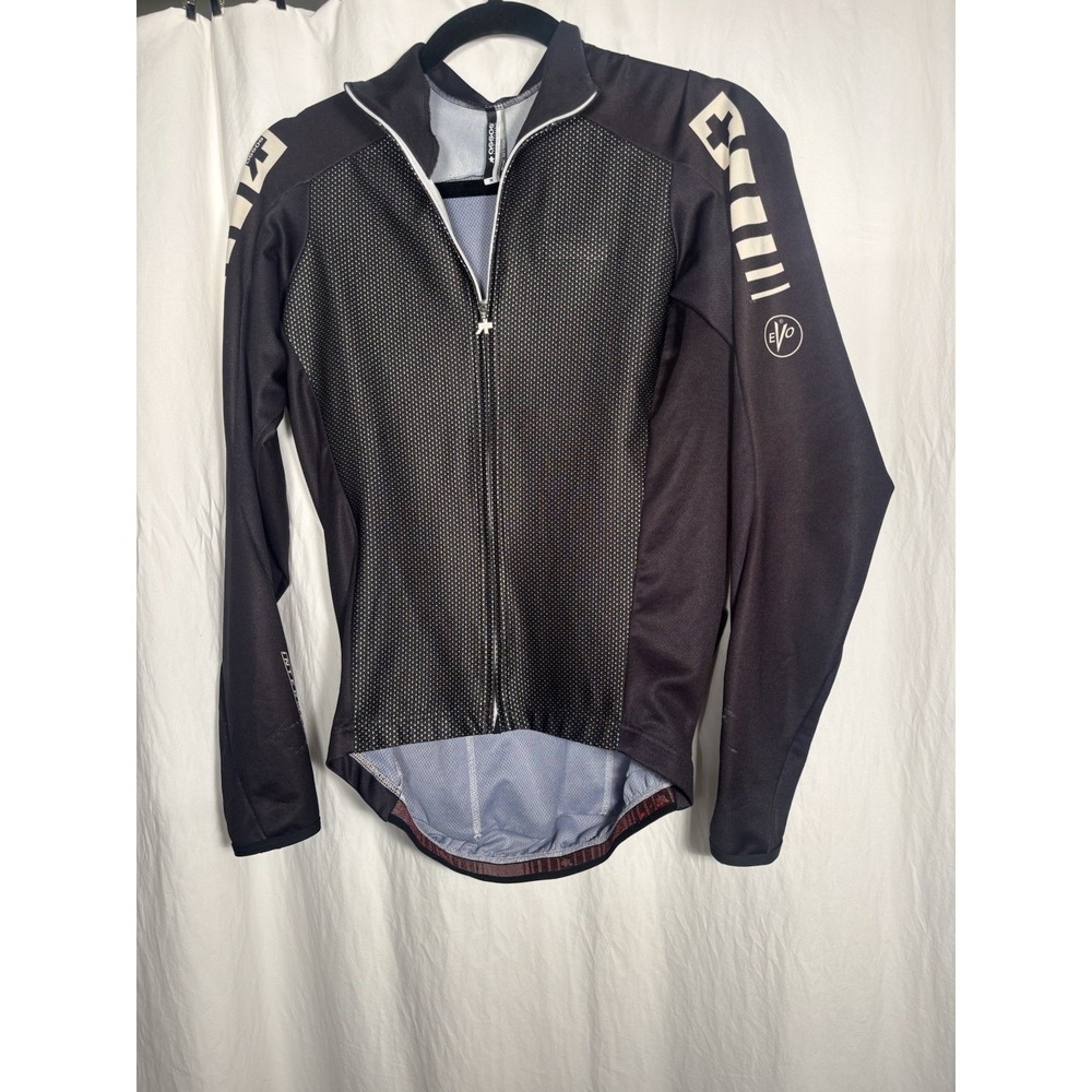 Assos Intermediate Long Sleeve Jersey/Jacket Airblock Black/White Size M MM1